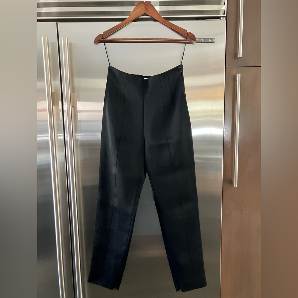 KHAITE Black High-Waisted Lenn Trousers NWT - image 2